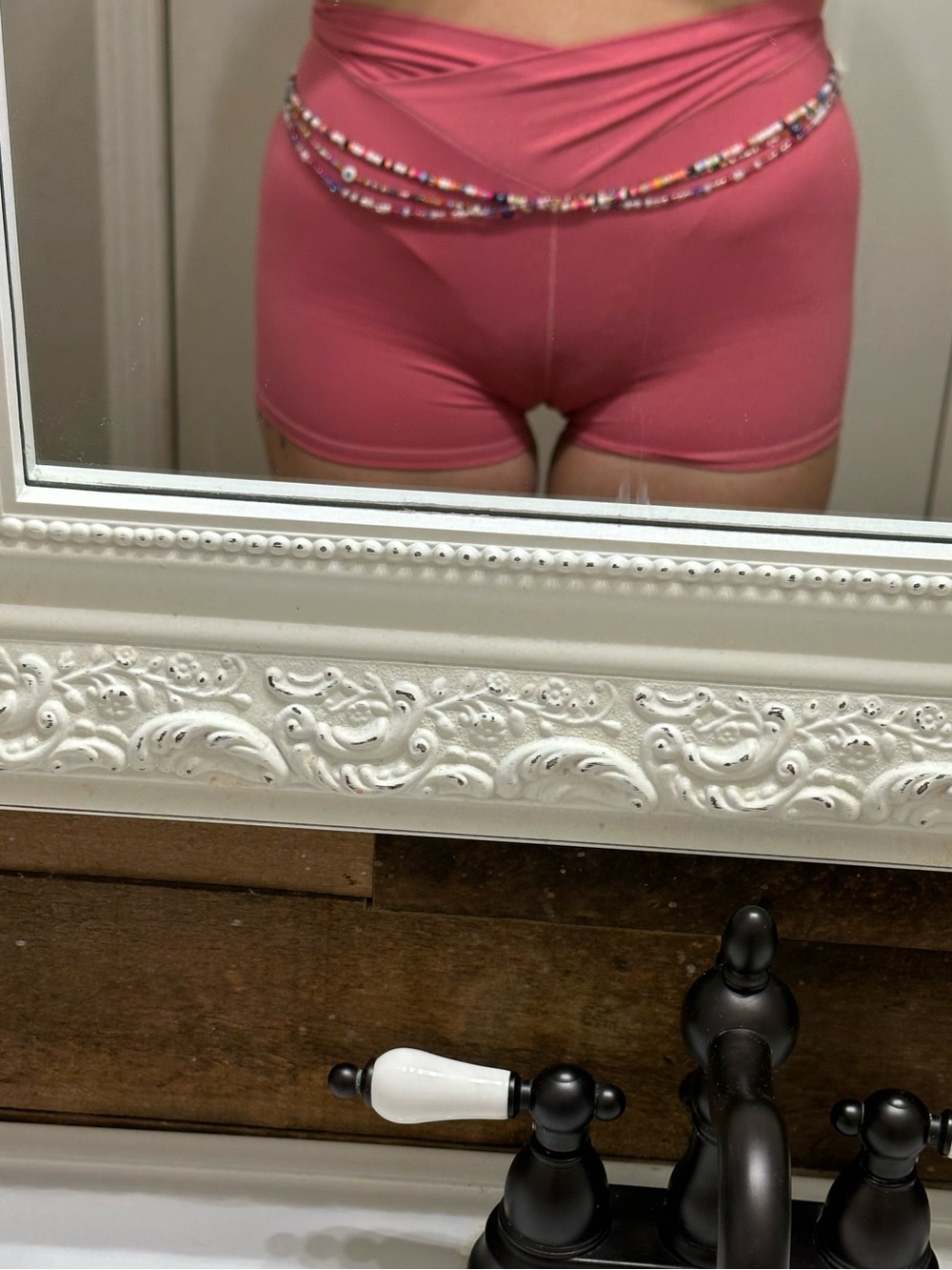 HALARA V-Waist Pink Athletic gym Shorts